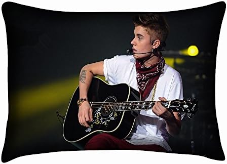Justin Bieber Custom Pillow Case Cushion Cover Pillow Slip Two Sides 20x30 Inch