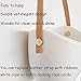 Jyukan Ceramic Hanging Planters for Indoor Air Plants Succulent Wall Planter Decor, Hanging Plant Pots Set of 3thumb 3