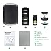 HXGD Phone Camera Lens Kit 12x Telephoto Lens 180° Fisheye Lens 0.36x Super Wide Angle Lens Macro Lens Suit for iPhoneXS Max/X/XR/8/7/6 Andriod (Sliver)