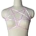 Woman Pentagram Body Harness Bras Dance Underwear Accessories Elasticity Hollow Punk Goth belt (Purple)