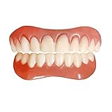 Perfect Smile Veneers Cosmetic Teeth Veneer Dentures for Woman and Man, One Size Fit All (Teeth upper)