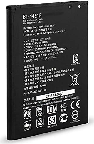 Sharbros Battery Model BL-44E1F 3200 Mah Compatible to Lg V20, Stylo 3, K10 Pro