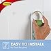Command Mini Hooks Value Pack, Clear, 18-Hooks (17006CLR-18ES), Organize Damage-Free