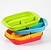 Kinderville® Divided Plate - 100% SILICONE Divided Plate for Kids, Children, Babies, Toddlers, BPA Free, DIVIDED PLATE (Dishwasher Safe)