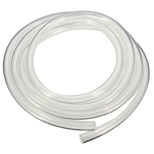 LinaLife 10FT (3Meter) PVC Clear Vinyl Tubing 3/8" Inner Diameter x 1/2'' Outer Diameter (9.5X12.7mm) Transparent Water Cooling Soft Tube Tubing Hose for PC Computer CPU Water Cooling System - Thumbnail 2