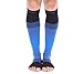 Doc Miller Toeless Compression Socks for Women & Men – Open Toe Calf Support Sleeves, 20-30mmHg Knee High, Lightweight & Breathable for Circulation, 1 Pair