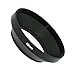 SIOTI 49mm Lens Hood, Matte Treatment Inside, Aluminum Material, Compatible with All Camera Lens S/C/N/F/O/P etc.(49mm)