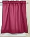 Lorraine Home Fashions Ribcord Tier Curtain Pair, 54-Inch x 24-Inch, Wine