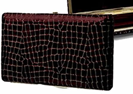 Abas Full Frame Clutch in Mosaic (772-91) (Brown)