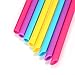 (Ship from US) esonmus Silicone Reusable Straws Drinking Straws 8pcs/Set Colorful Juice Straws 9.8