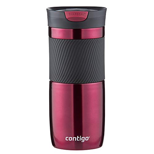 Contigo Byron Snapseal Travel Mug, 470ml - Vivacious / Matte Black