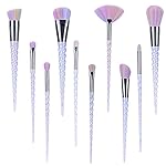 TTRwin 10Pcs Unicorn Make up Brushes Set Makeup Foundation Blusher Face Powder Brush kit