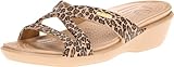 crocs Women's Patricia II Leopard Print Wedge