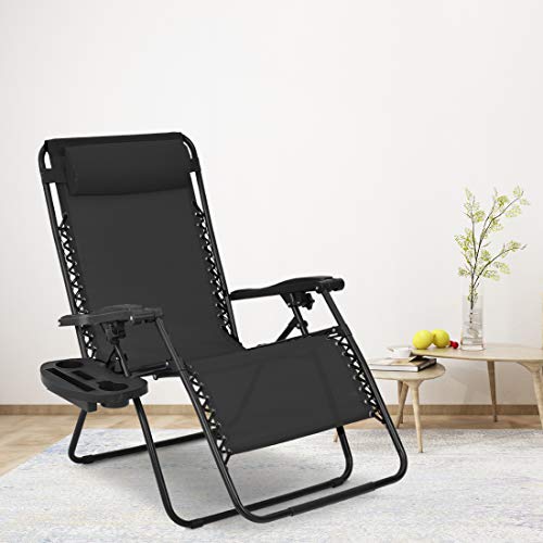 Patio Watcher Oversized Zero Gravity Chair Folding Recliner Chair with