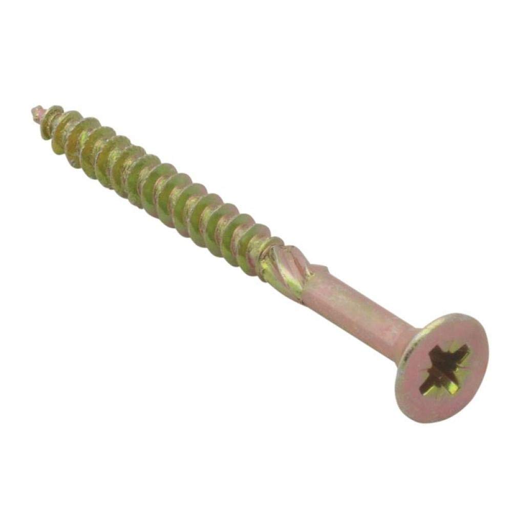 Spectre Advanced Multi-purpose Woodscrews | 4.5 x 60mm | Zinc Yellow Passivated | Box 100 — image 1