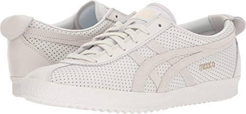 Onitsuka Tiger by Asics Unisex Mexico Delegation Vaporous Grey/Frosted Almond Men's 13 Medium
