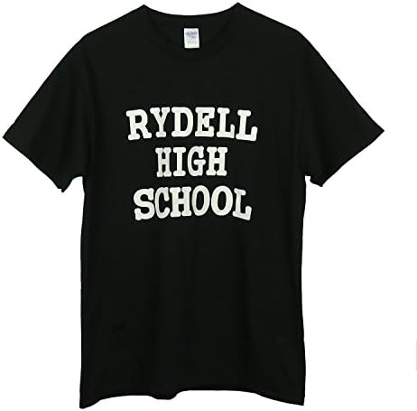 Lieomo Black T-Shirt Rydell High School, Grease, Musical, Movie 50s, 70s Funny Gifts