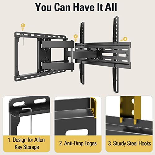 Mounting Dream TV Wall Mount for 3265 Inch TV, TV Mount with Swivel