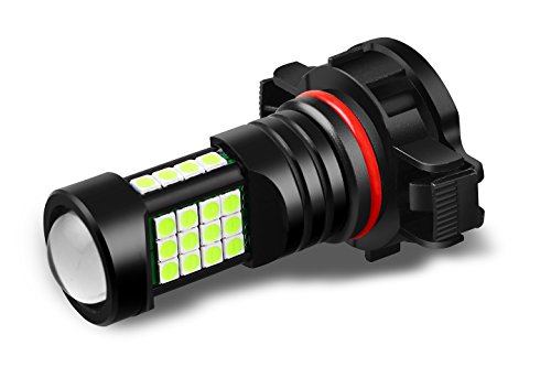 Alla Lighting 2000 Lumens High Power 3030 36-SMD Extremely Super Bright 2504 PSX24W 12276 Ice Blue LED Bulb for Fog Driving Light Lamps Bulbs Replacement