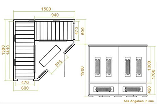Platz für eine Infraotkabine