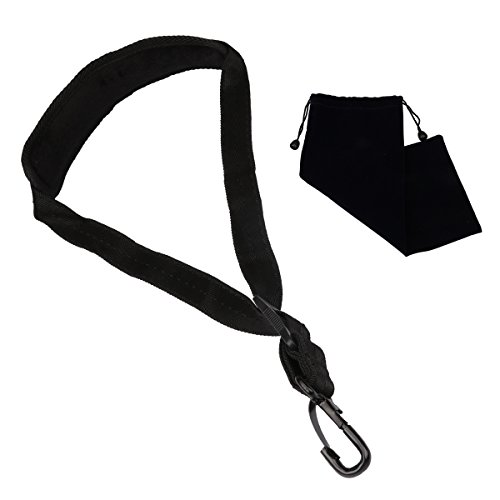 CIEHER Saxophone Strap Adjustable Harness of Neck Strap for Tenor Alto Saxophone With Snap Hook - Thumbnail 7