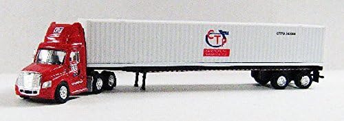 CTP TRANSPORT FREIGHTLINER CASCADIA DAY CAB CONTAINER TONKIN 1/87 Diecast Truck HO Scale by Trucks N Stuff
