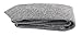 Men's Wool Knit Skinny Vintage Weave Necktie Tie Textured Worn Style - Grey