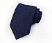 Men's Classic Navy Blue Plaid Tie Check Striped Silk Woven Jacquard Necktie + Gift Box