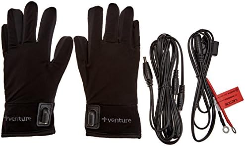 Venture Heated Clothing Motorcycle Glove Liners keeps your fingers and hand warm. Simply hook up with these glove liners with your motorcycle's battery and you're good to go for a ride. Heating elements are strategically positioned along the perimeter of your hands for utmost comfort.