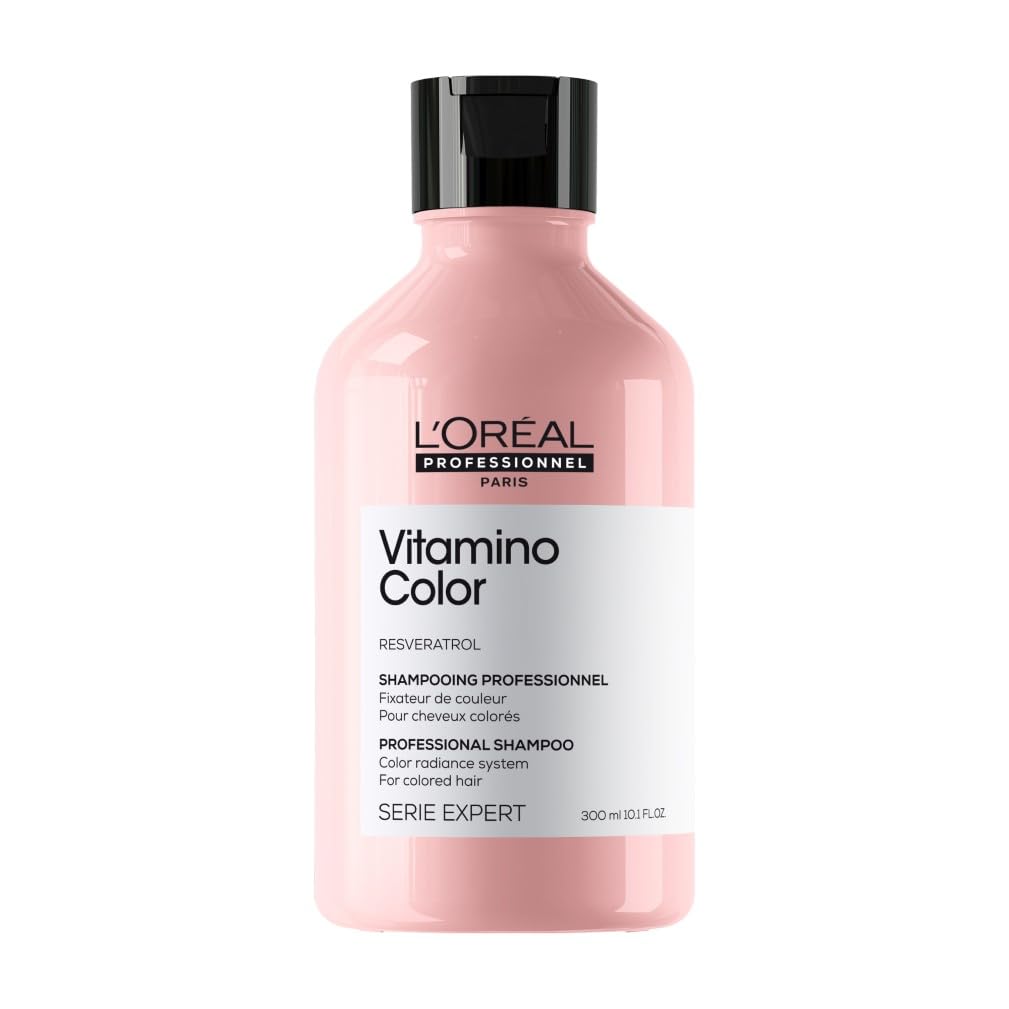 L’Oréal Professionnel Vitamino Color Shampoo 300ml, Colour Protection and Shinier Stronger Hair, For Coloured Hair