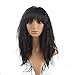 Namecute Curly Wigs for Black Women Kanekalon Heat Resistant Medium Kinky Wigs+Free Wig Cap