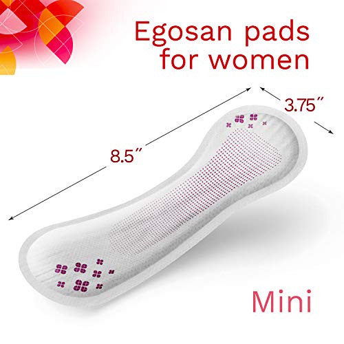 image for Egosan Mini Incontinence Pads Anti-Leak Bladder Control Feminine Pads 