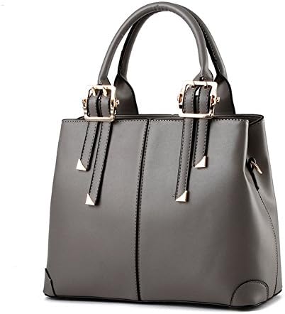 HeyKiss Lady Euroupe and America Temperament Fashion Simple Handbag(Grey)
