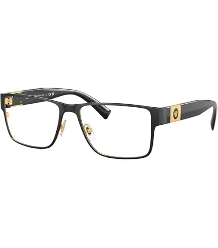 Versace VE 3329B GB1 Black Plastic Square Eyeglasses 54mm Amazon.com: Versace VE 3329B GB1 Black Plastic Square  main image 3
