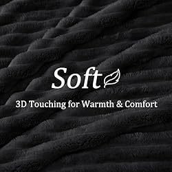 BEDELITE Fleece Throw Blanket for Couch - 300GSM