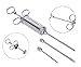 FINNKARE 304 Stainless Steel BBQ Meat Marinade Injector Kit 2-oz Sauce seasoning Injector BBQ Turkey Injector Heavy Duty High Capacity Chamber Three Brine Injector Needles for Liquid or Dry Spices