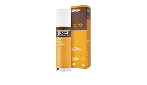 Betadine Dry Powder Spray 55g Amazon Sg Health Household Personal Care