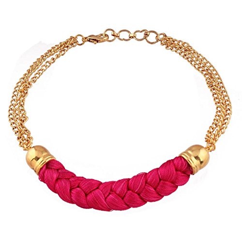 i jewels gold plated bracelet designer rakhi for beloved brother (r624)
