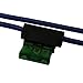 New Blue Peg Perego Battery Side Connector - 12v Gaucho, Gator, Sportsman