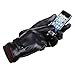 Men‘s Winter Touchscreen Texting PU Leather Driving Gloves with Fleece Lining