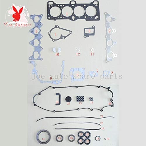 yise-P489 New G4ED Engine complete Full gasket set kit for Hyundai Accent/Kia Pride/Cerato 1.6L 1599cc 2004-20910-26K00 50283300 FS2187