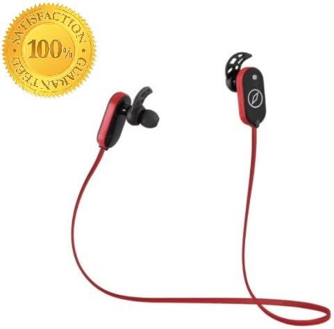 New Athlethic Bluetooth v4.1 Stereo Workout Headphones, Noise-Cancelling Wireless Earbuds, Sweatproof Sports Running Earphones for Gym, Secure-Fit Headset w/ Built-in Microphone USB Rechargeable