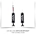 The Friendly Swede Ball Pump for Sports Balls — Hand Air Pump Including Needles and Nozzles; Suitable for Basketball, Soccer, Volleyball; Built-in Needle Storage & Flexible Hose - Black 3-Pack