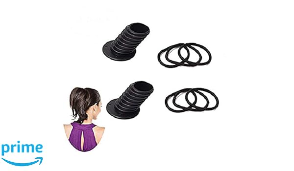 Amazon Com Ponytail Holder Hair Bump Insert Hair Elastics