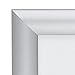 Aluminum Snap Frame for Poster 11 x 17 Inches, 25mm Profile, Color Silver