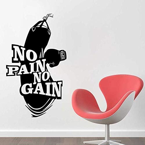 Zhuhuimin No Pain No Gain Workout Fitness Boxing Gloves Punch Bag ...