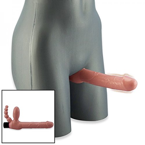 Vibrating Triple Penetration Dildo