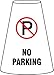 Accuform Signs FBC918E Vinyl Traffic Cone Cuff Sleeve, Legend 
