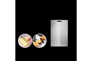 Stainless Steel Cutting Board With Smooth Food Prep Surface For Meat Fruit And Vegetable Kitchen Use Silver Color