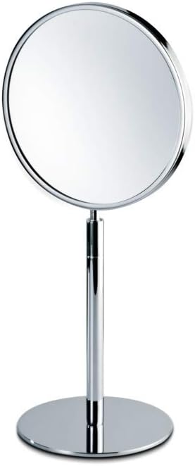 Decor Walther SPT 11, Chrome, round free-standing cosmetic mirror, 4 x magnification